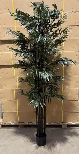 Leaf 200cm Artificial Fire Retardant Bamboo Tree in Green – 7