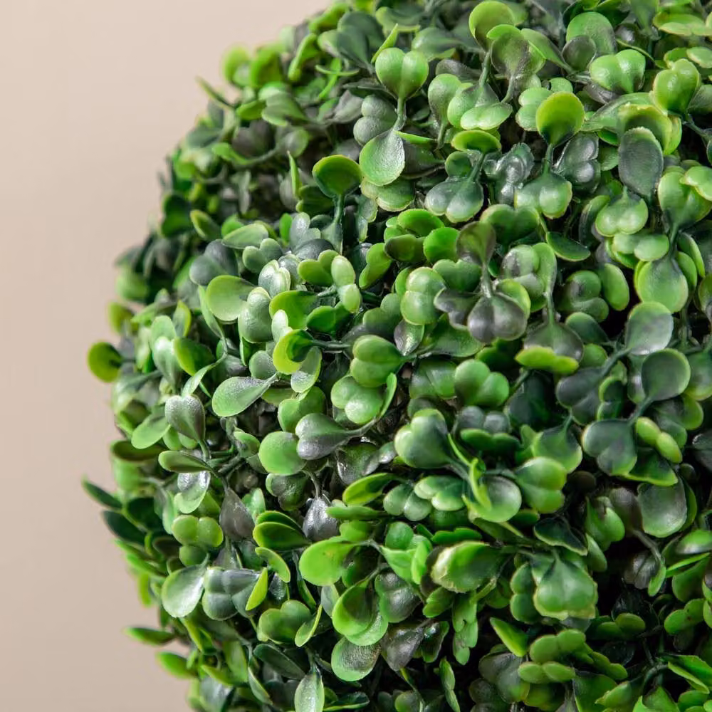 Wyld Haus Rimmo Set of 2 Artificial Green Boxwood Ball Trees – 7