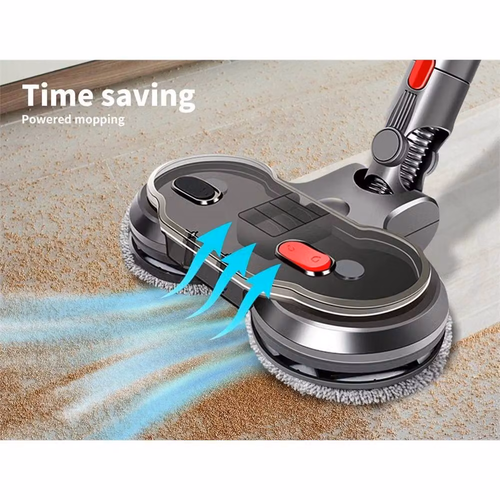 Nordara Electric Motorised Mop Head in Grey for V7 V8 V10 V11 V15 with 6 Pads – 5