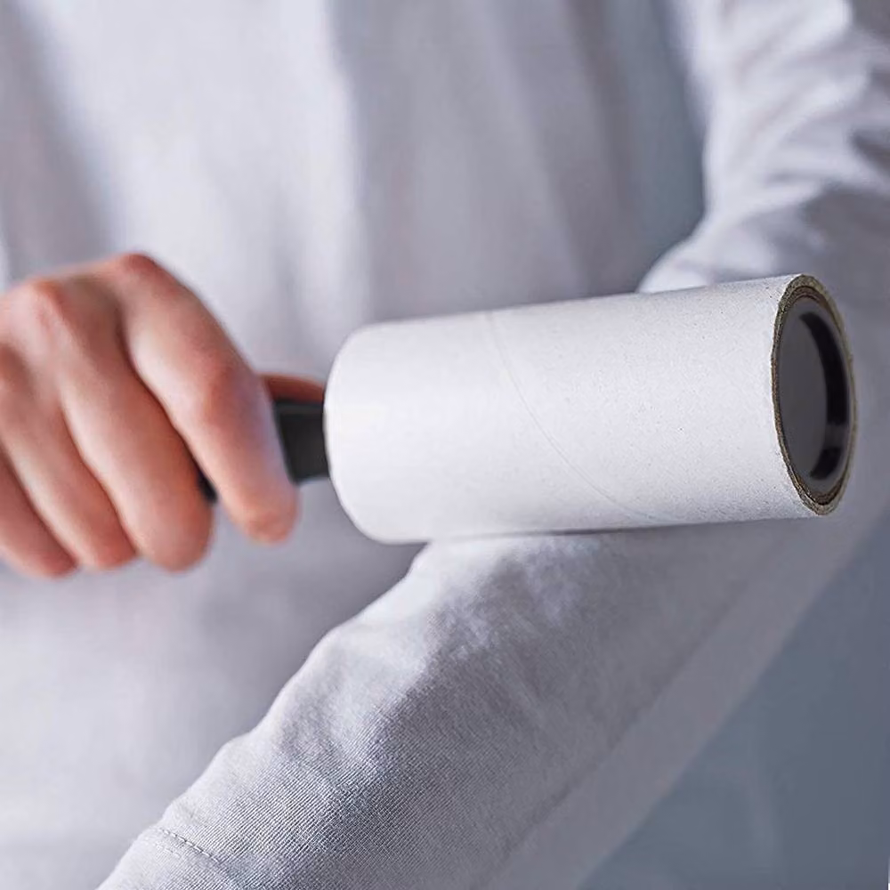 Keplin Lint Roller with 5 Sticky Replacement Heads and 1 Handle, Grey, 300 Sheets – 7