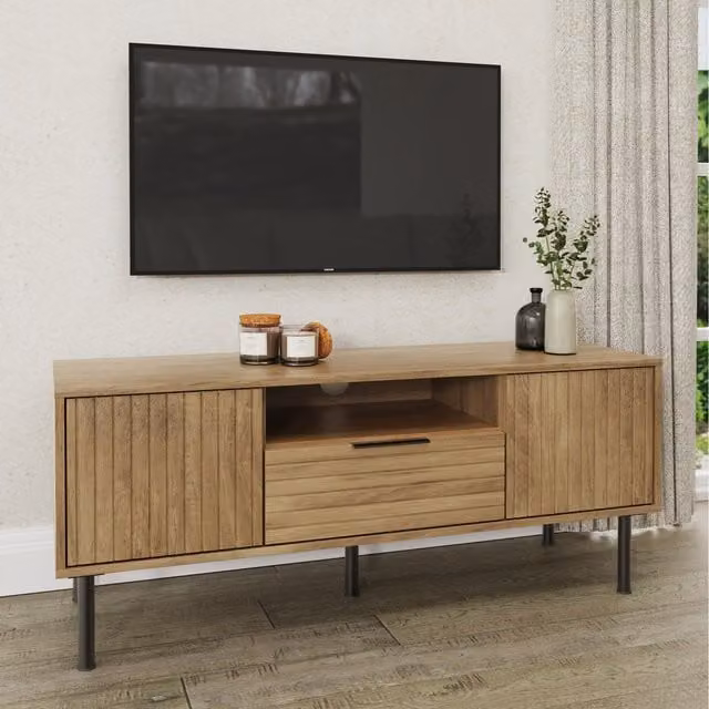 GFW Nervata Oak TV Unit