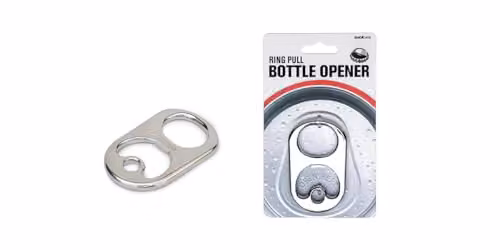 Suck UK Silver Metal Ring Pull Bottle Opener – 1