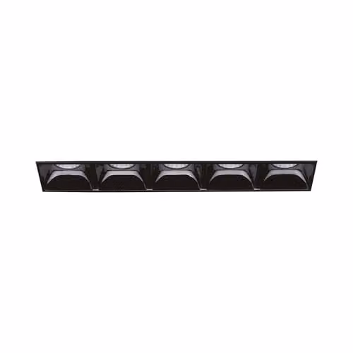 Netlighting Lika Rectangle 5 Light Trimless Recessed Downlight in White, 141 cm, 4000K, 12.5W LED – 1
