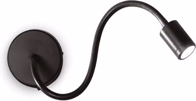 Netlighting Focus Adjustable LED Wall Reading Lamp in Black – 1