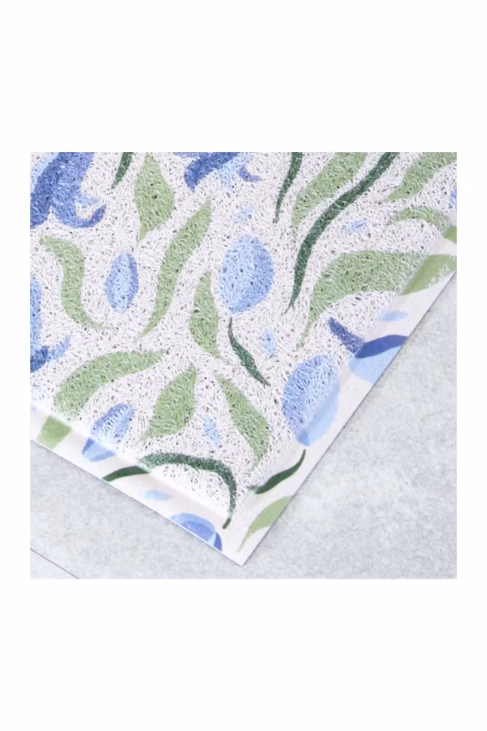 Artsy Mats Bluebells Pattern Floral Doormat in Blue and Multicolour, W: 70 cm, D: 40 cm – 2