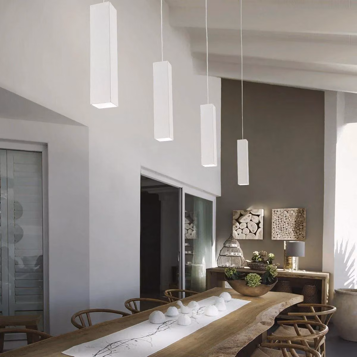 Netlighting Sky 1 Slim White GU10 Ceiling Pendant Light – 2