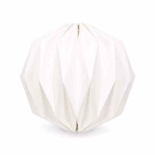 ValueLights Astrid Easy Fit Origami White Paper Lampshade with LED Bulb, Width: 28 cm – 1