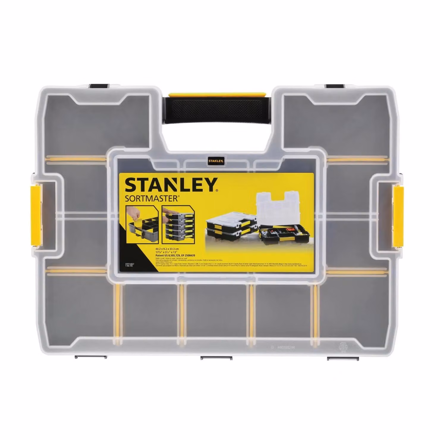 Stanley Sortmaster Organiser in Transparent and Multicolour Plastic – 2