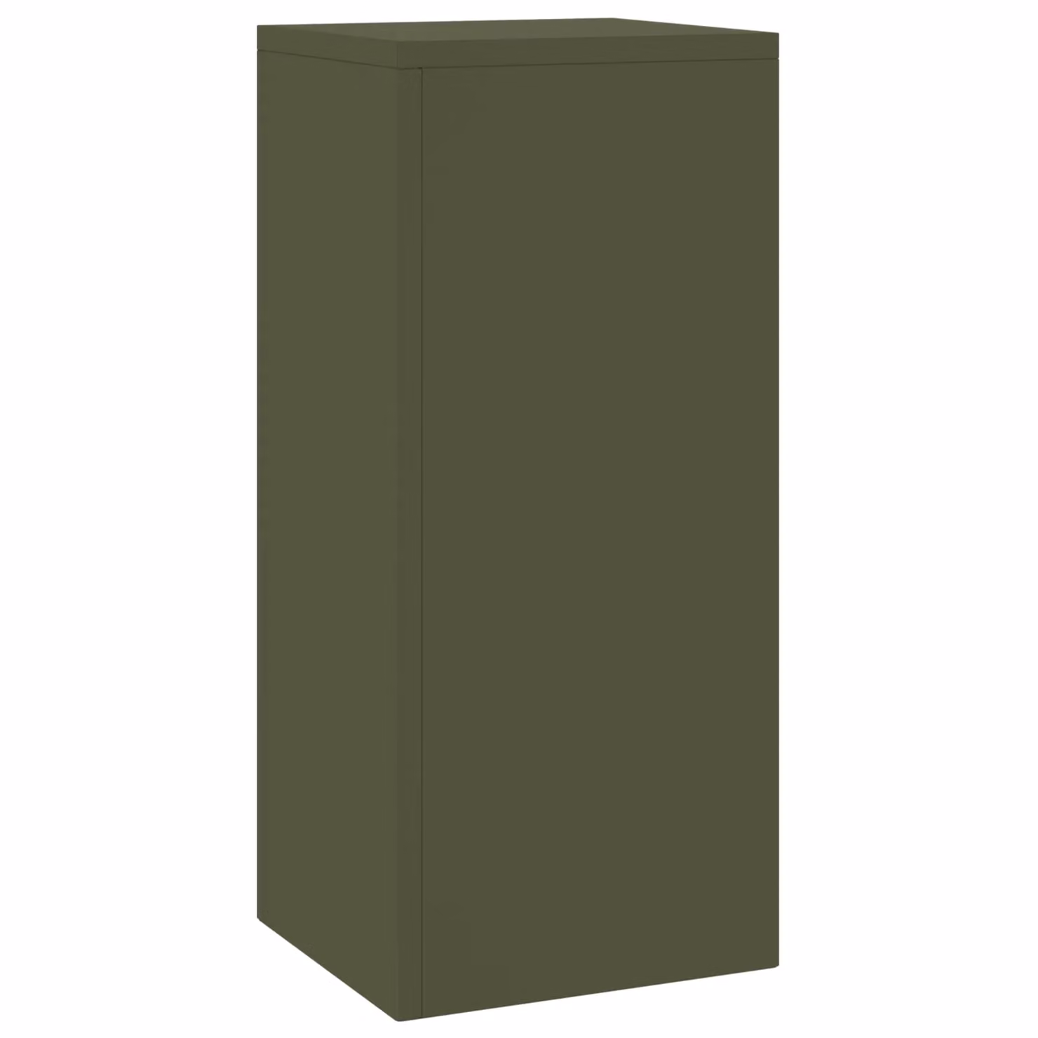 Berkfield Home Outdoor Pillar Plant Stands, 2 Piece Set, Olive Green Metal, W/D/H: 24 x 24 x 55 cm – 4