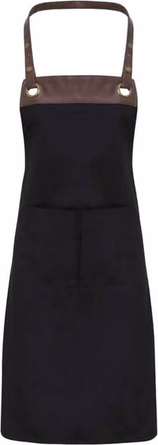 Premier Espresso Bib Apron in Black – 1
