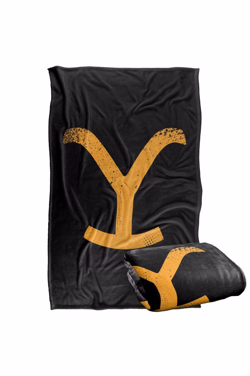 Logovision Black and Multicolour Fluffy Fleece Blanket – 6