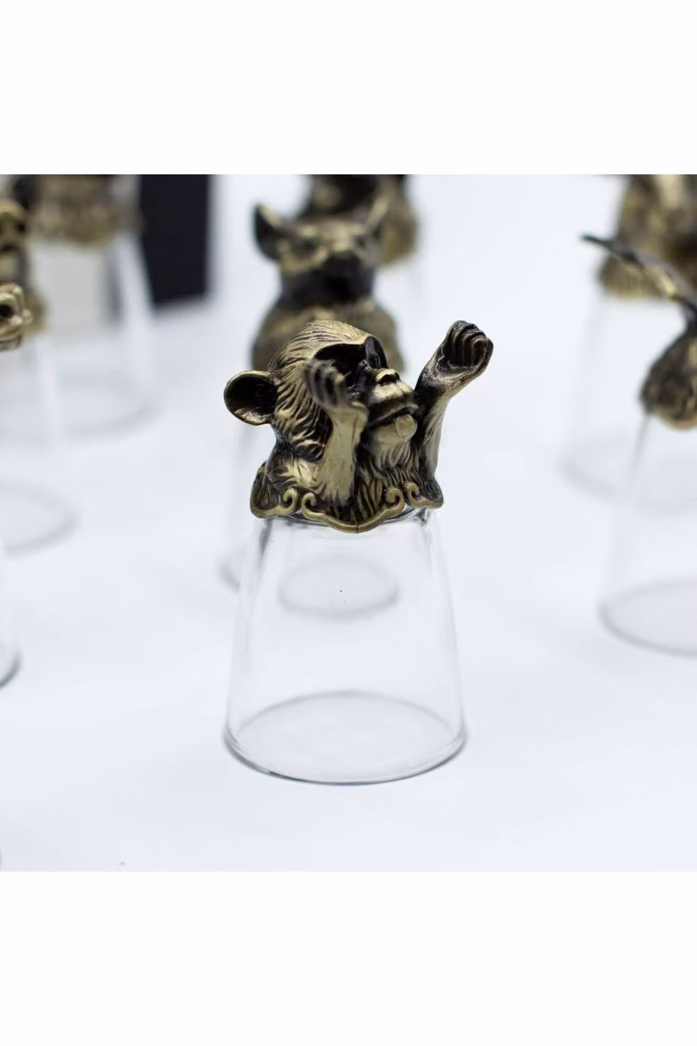 KDMD Forest and Mystical Creatures Bronze Shot Glass Gift Set of 12, 25ml each – 2