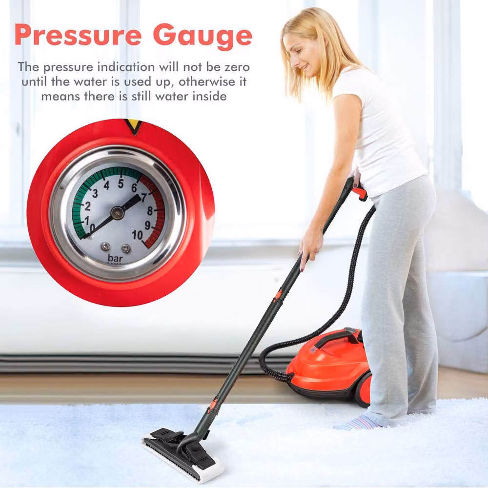 Costway 2000W High Pressure Steam Cleaner in Red – 3