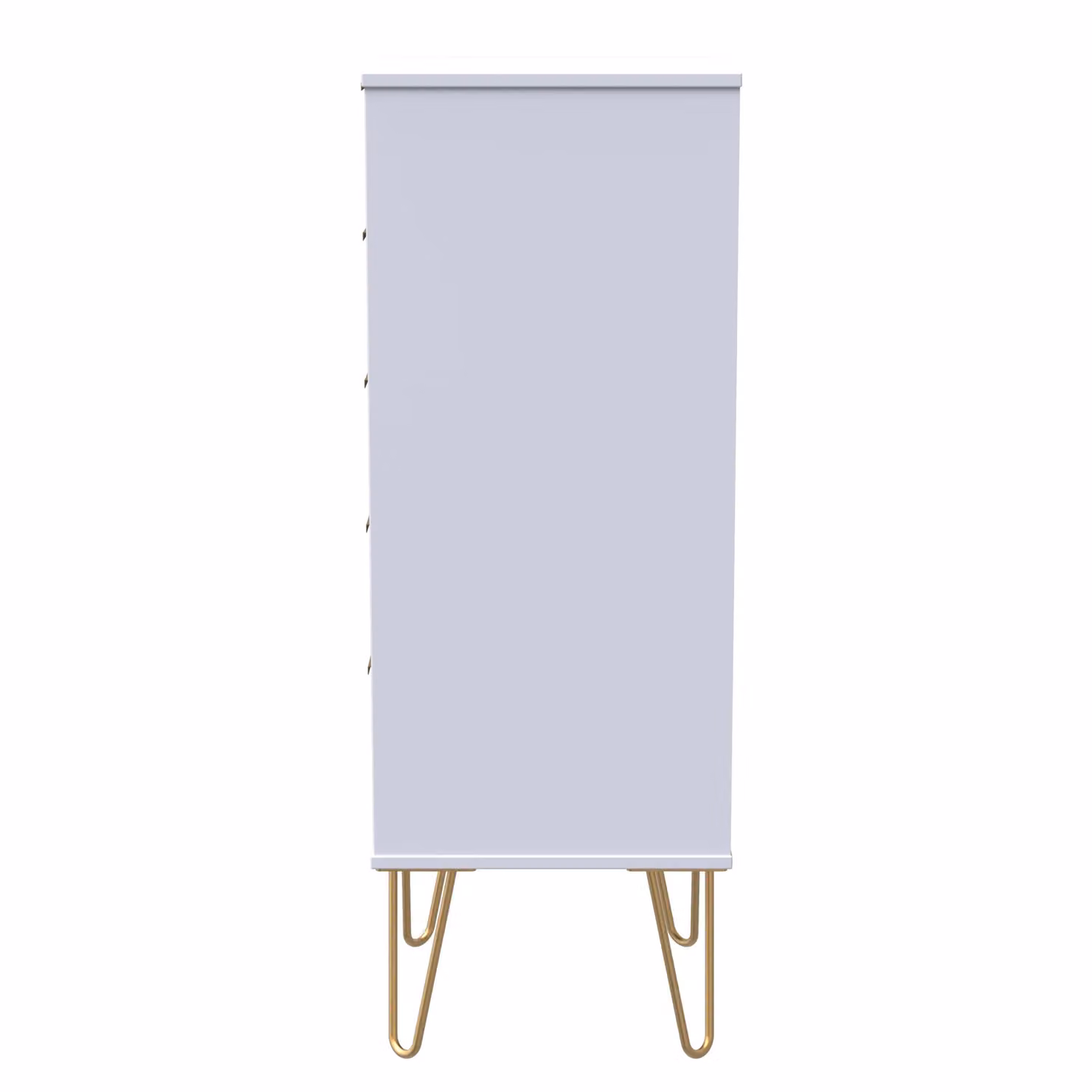 2 U Bexley 5 Drawer Tall Bedside Chest in Dark Blue and Gold – 2