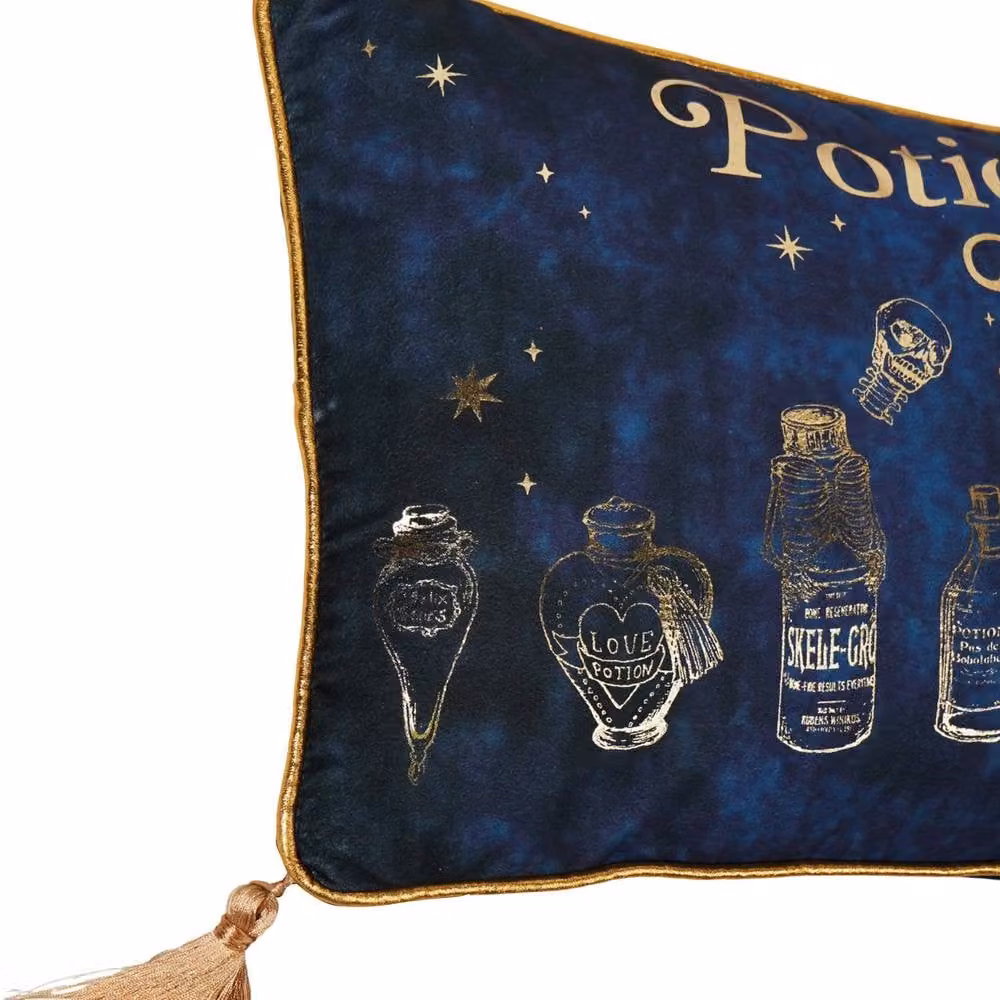 Warner Bros Harry Potter Alumni Velvet Cushion in Blue – 3