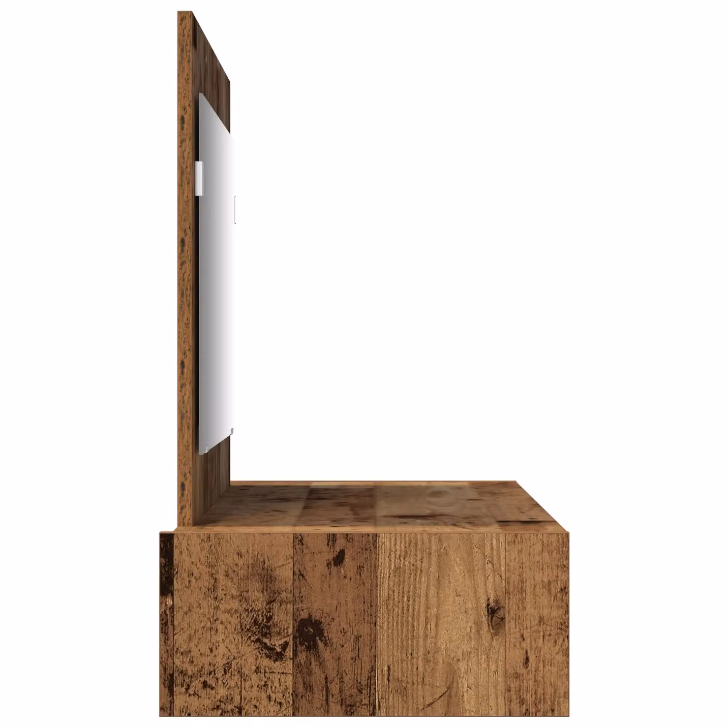 Berkfield Home Vintage Wood Wall Hanging Dressing Table in Brown, W/D/H: 100 x 40 x 70 cm – 3