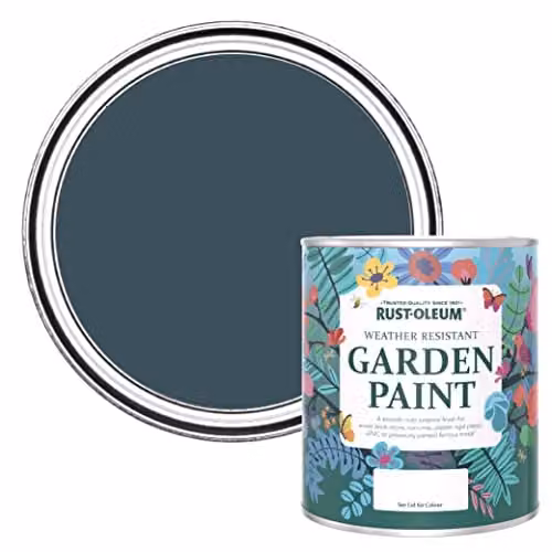 Rust-Oleum Blue Matt Water-Based Garden Paint, 0.75 l