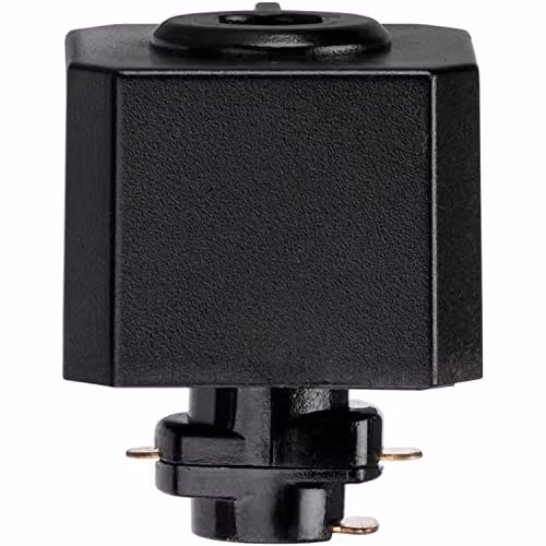 Loops Black Plastic Track Lighting Pendant Adapter