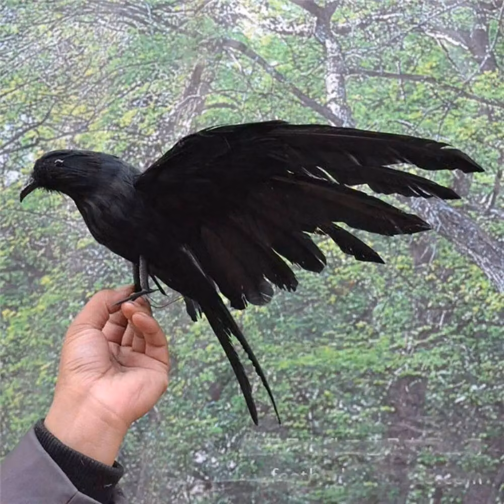 SPETLEK Realistic Artificial Woodland Black Crows – 3