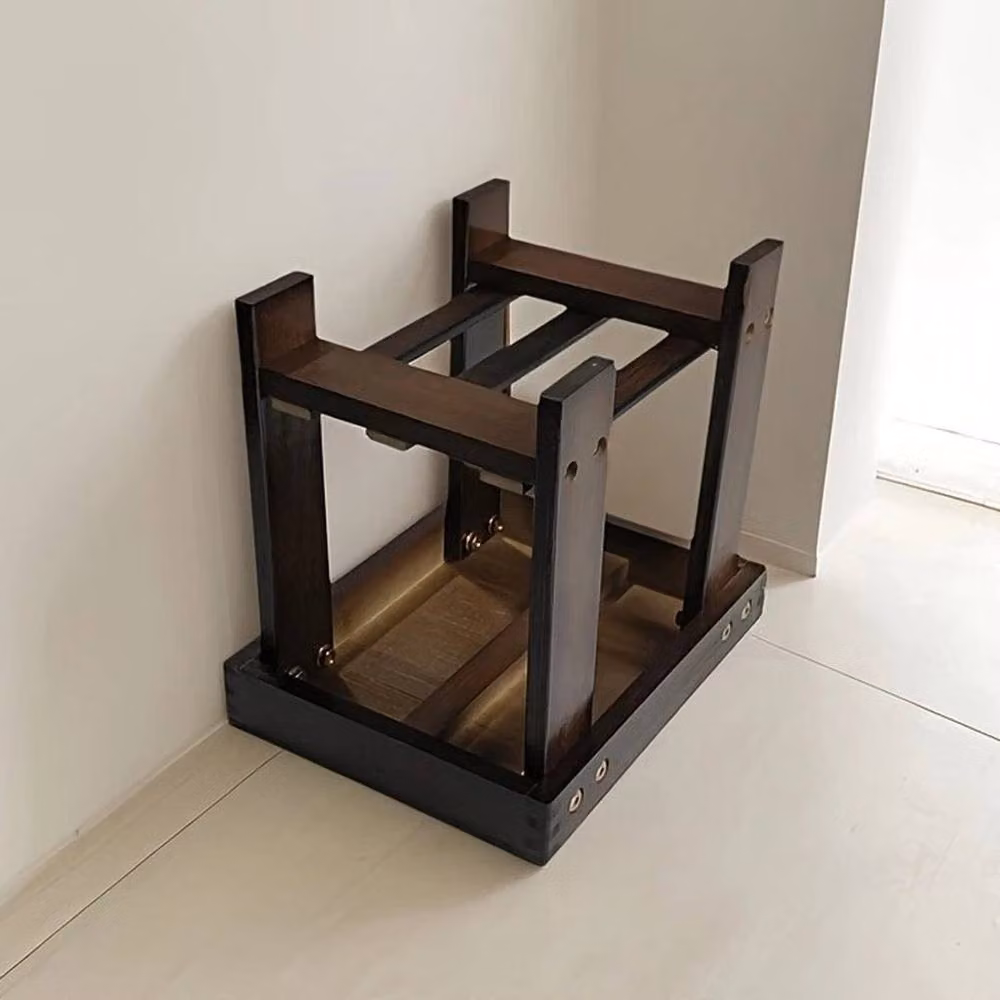 PAWNORA Heavy Duty Step Stool with Tray in Brown – 3