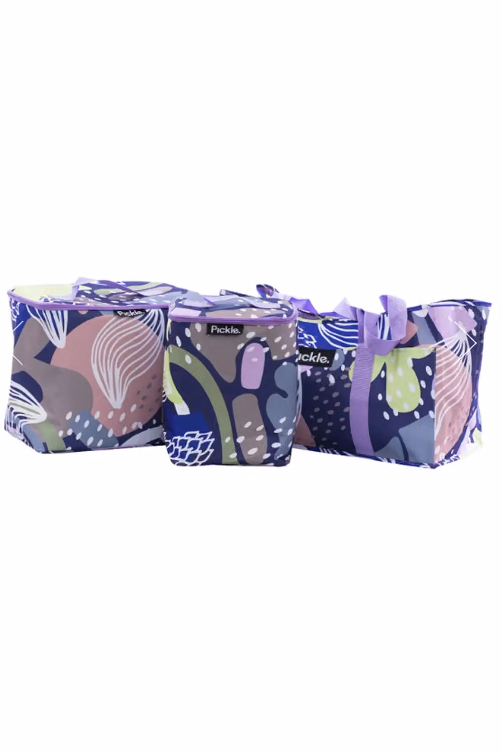 Pickle Picnic African Violet 3-in-1 Picnic Bag Set in Purple and Multicolour – 2