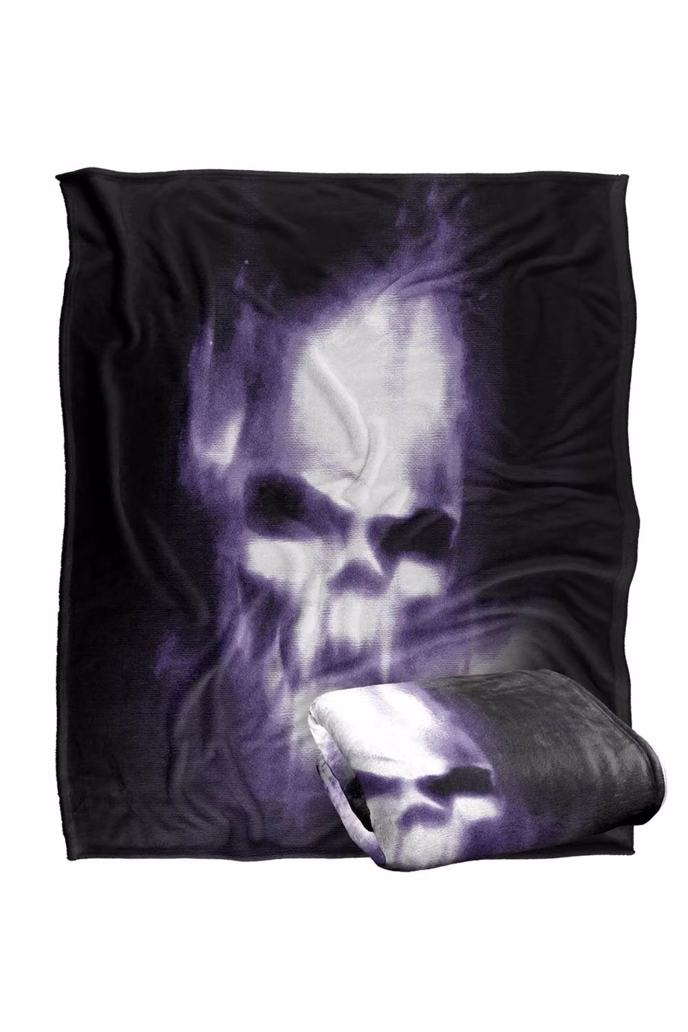 Warner Bros. Harry Potter Death Eater Skull Super Soft Fleece Throw Blanket, Multicolour – 5