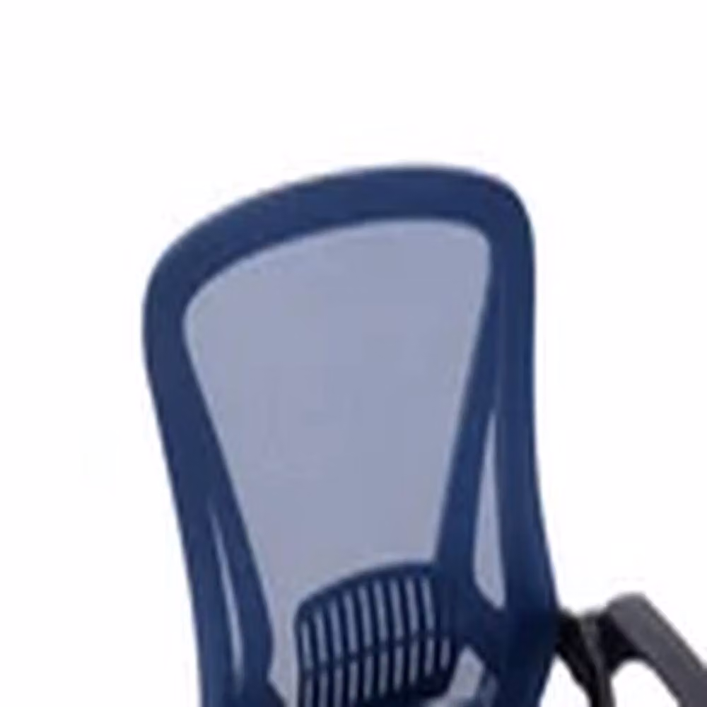 EONLION Ergonomic Mesh Back Office Chair in Blue with Flip-up Armrests, W/D/H: 57 x 48 x 120 cm – 2