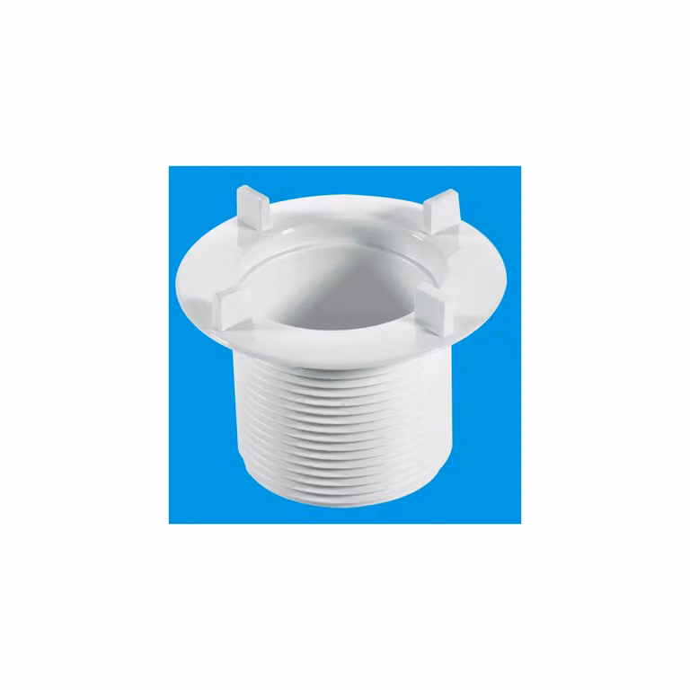 McAlpine STW85LNL 1½ inch Self-Locking Coupling Nut for Shower Traps, White