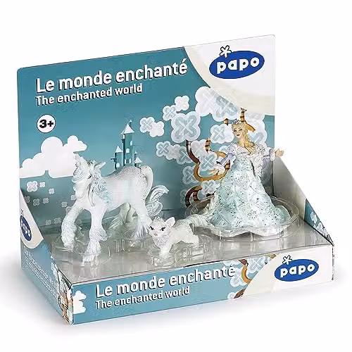 Papo Ice Queen Display Box Multicolour Fantasy Figure Play Set for Children