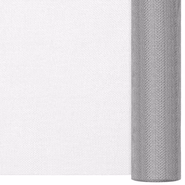 Berkfield Home Stainless Steel Mesh Screen, Silver, W: 112 cm, H: 2000 cm – 1
