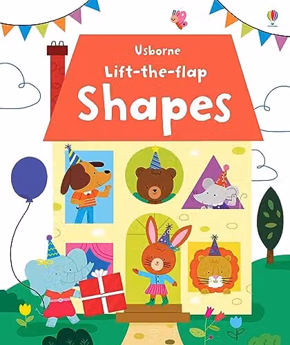 Usborne Lift the Flap Shapes Multicolour Board Book
