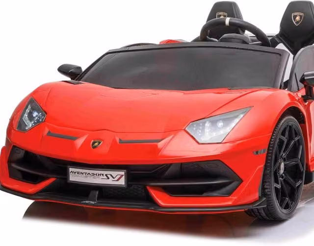 Licensed Lamborghini SVJ 24V Drift Model Ride On Electric Car in Red