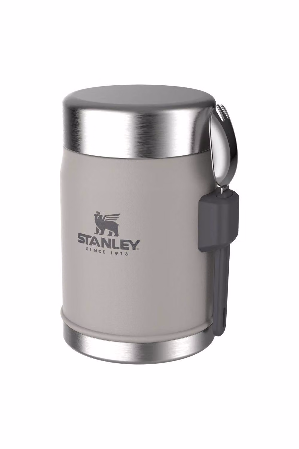 Stanley Legendary Food Jar with Spork, 0.4 l, Grey, Insulated Stainless Steel Lunch Container – 2