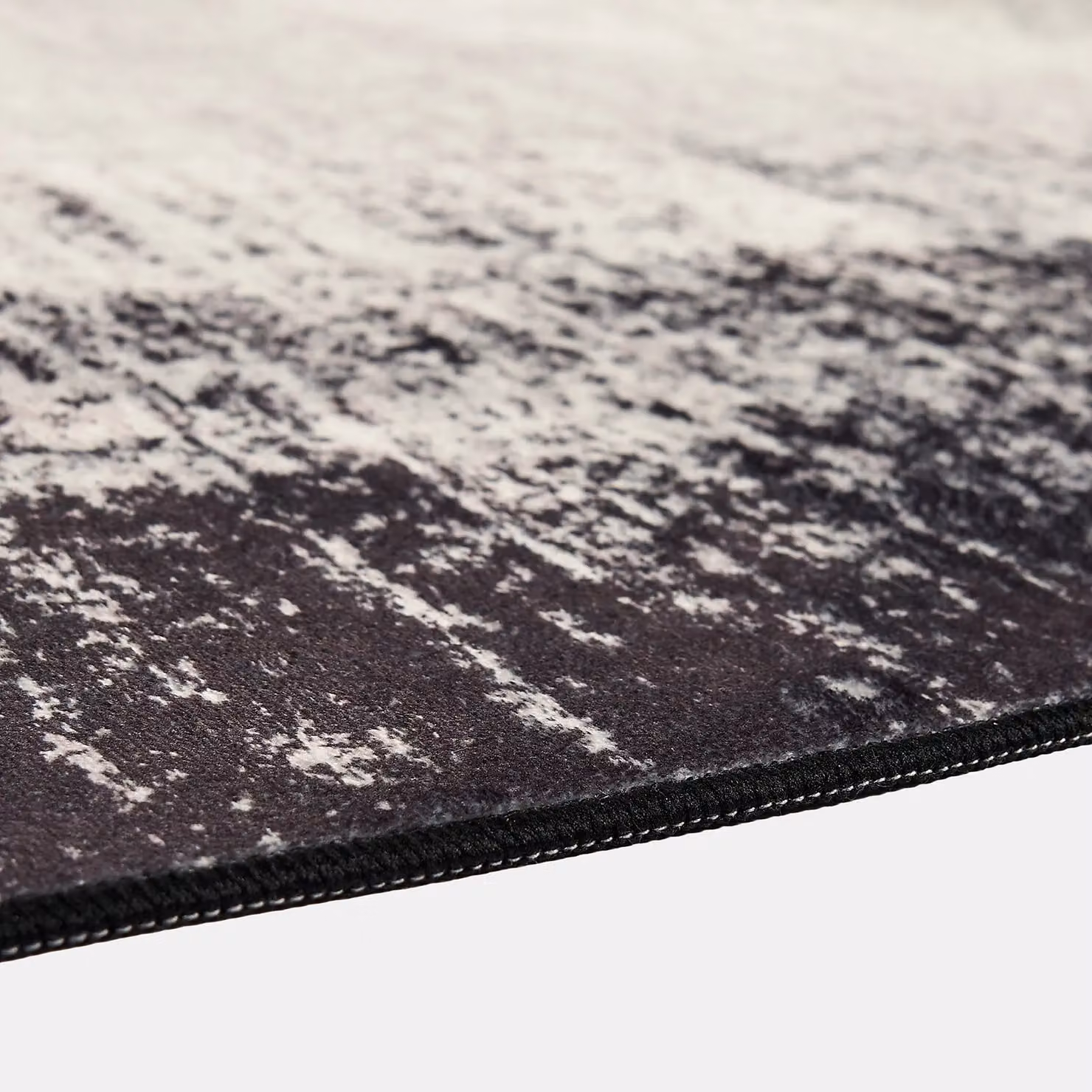 OHS Abstract Modern Washable Non-Slip Runner Rug in Beige, W: 66 cm x L: 200 cm – 6
