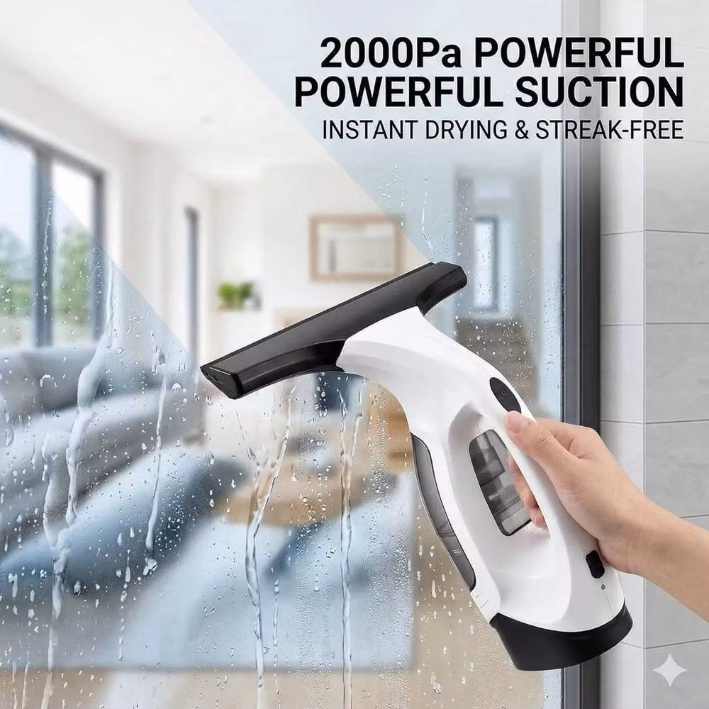PAWNORA Cordless Window Vacuum Cleaner in White – 3
