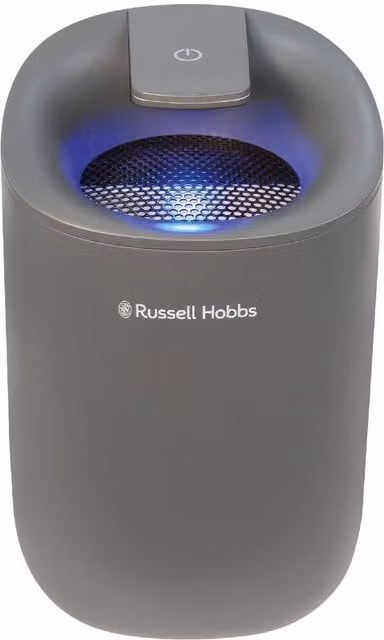 Russell Hobbs Grey Dehumidifier with LED Lighting and Auto Cut Off, 600ml, RHDH1061 – 1
