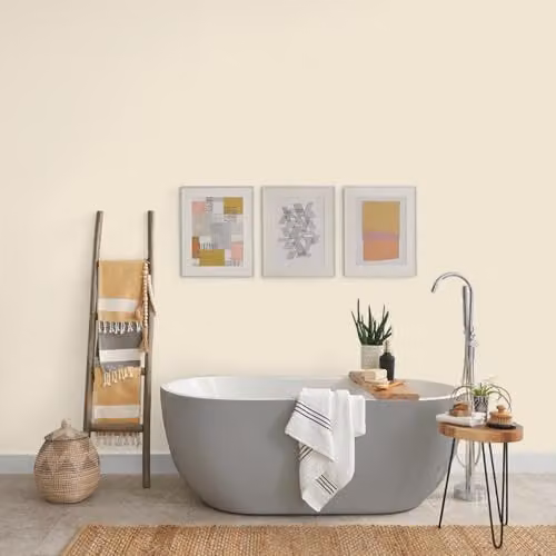 Johnstone's Bathroom Wall and Ceiling Paint in Antique Cream, 2.5L – 3