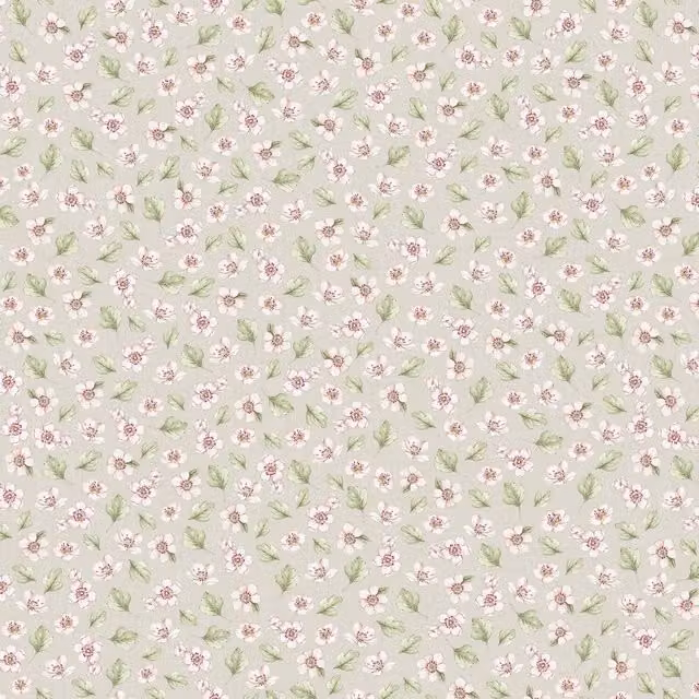I Love Wallpaper Apple Blossom Botanical Floral Wallpaper in Green and Yellow