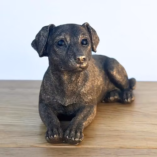 Leonardo Reflections Animal Crackers Jack Russell Terrier Dog Figurine in Bronze – 2