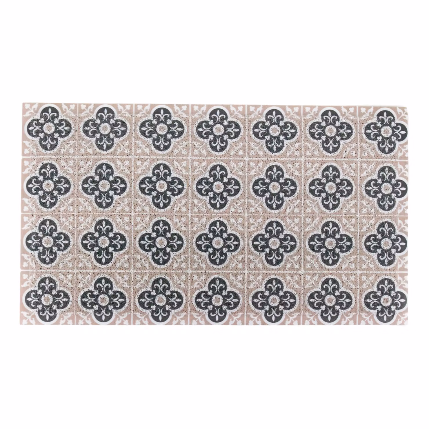Artsy Mats Beige Mediterranean Mosaic Doormat, W: 90 cm, D: 60 cm – 2