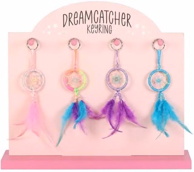 KDMD Set of 32 Mini Pastel Dreamcatchers in Multicolour