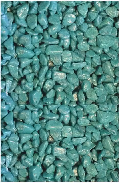 Aqua One Decorative Coloured Aquarium Gravel 2kg in Blue and Turquoise