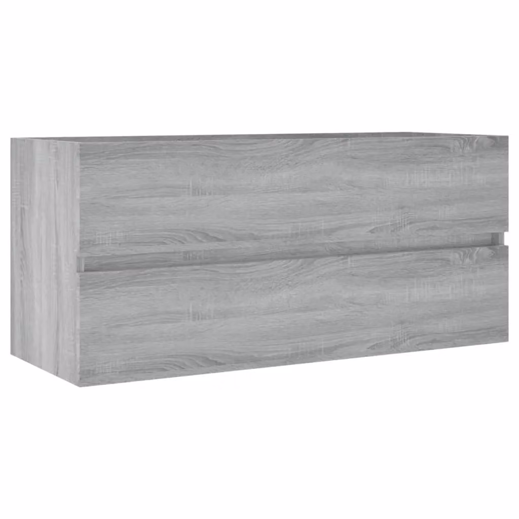 Berkfield Home Grey Sonoma Sink Cabinet, W: 100 cm, D: 38.5 cm, H: 45 cm – 2