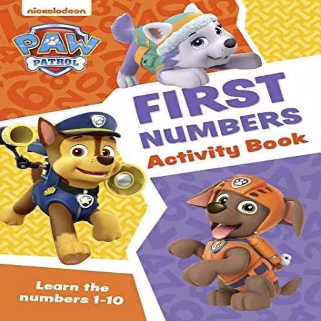 Collins PAW Patrol First Numbers Activity Book, Multicolour, Paperback