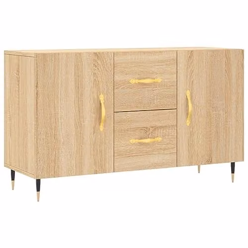 vidaXL Modern Sideboard in Brown, W/D/H: 100 x 36 x 60 cm – 1