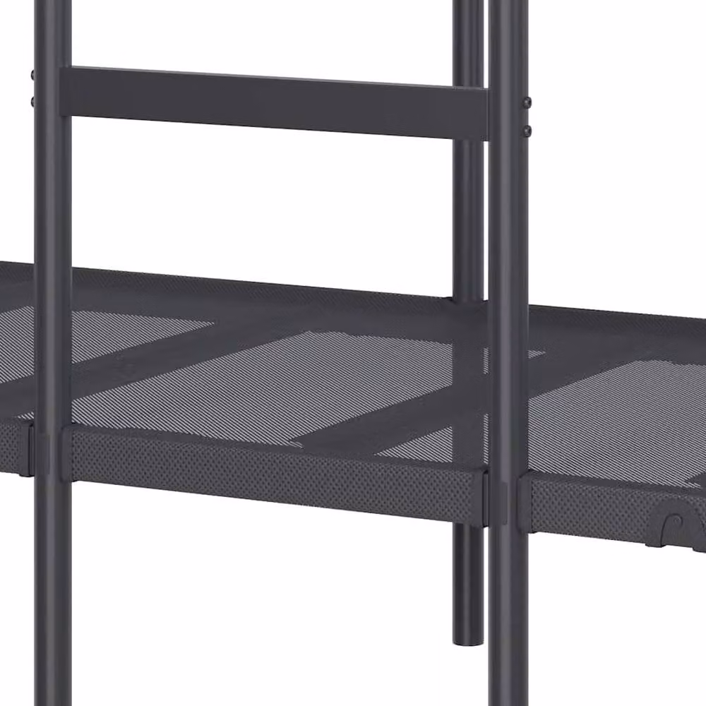 Berkfield Home Modern Metal Bunk Bed in Black W/D/H: 100 x 190 cm – 5