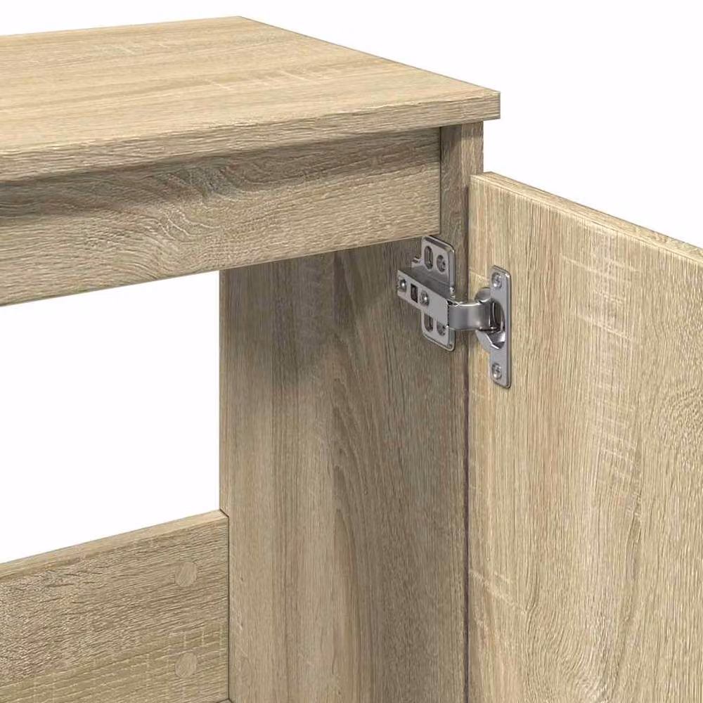 Berkfield Home Sonoma Oak Bathroom Cabinet in Beige, W/D/H: 58 x 33 x 60 cm – 2