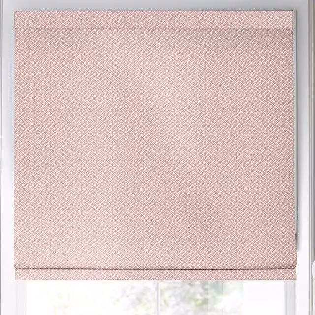 Laura Ashley Sycamore Made to Measure Blackout Roman Blind in Blush Pink
