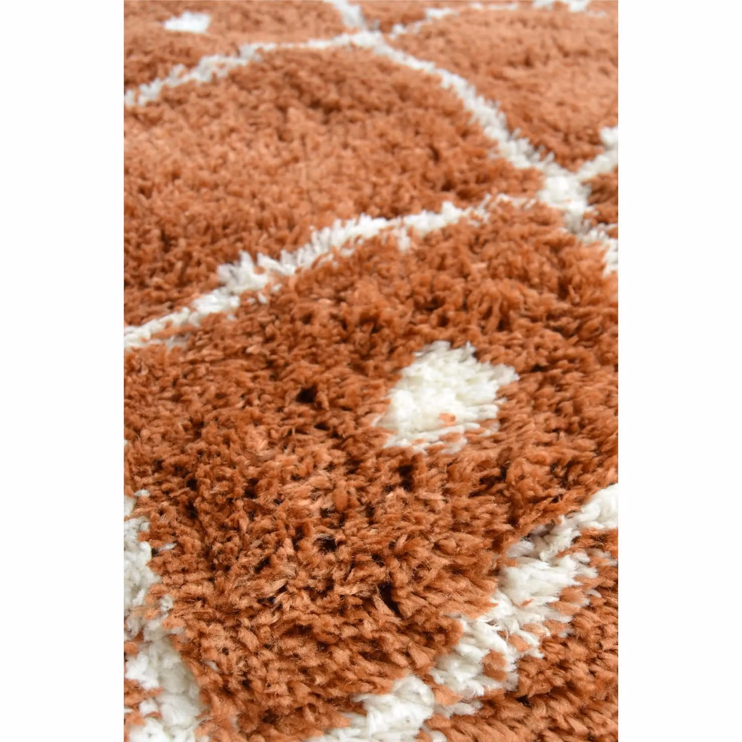 THE RUGS Snug Collection Nomadic Shaggy Rug in Terracotta, W: 160 cm, L: 230 cm – 3