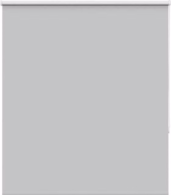 Berkfield Home Blackout Roller Blind, Light Grey Polyester, W: 125 cm, H: 175 cm